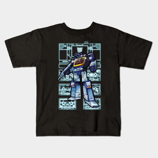 Masterpiece Soundwave Kids T-Shirt by Draconis130